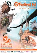 Festival de l'Illustration et de la BD - Ancenis (44) - affichegrand-ancenisbd10-2025.jpg - BRUCERO